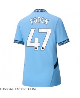 Günstige Manchester City Phil Foden #47 Heimtrikot Damen 2024-25 Kurzarm